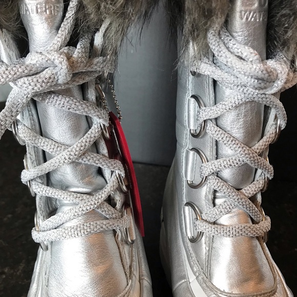 New Sorel Women's Joan of Arctic Next Boot, Waterproof Winter Boots, Silver, 8 - Picture 16 of 16